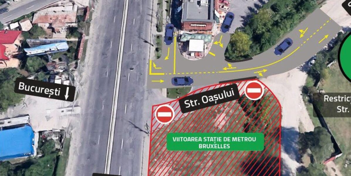 Restricții URIAȘE în București: Strada Oașului, închisă 18 luni pentru Magistrala 6