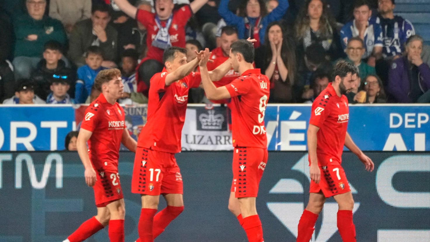 Osasuna a obținut un punct după un meci dramatic disputat pe terenul echipei Alavés, în cadrul etapei recente din La Liga