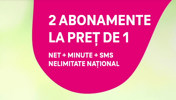 Telekom România lovește puternic: 2 abonamente nelimitate la preț de 1