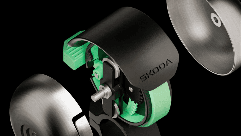 Șkoda, sonerie inovatoare pentru biciclete: Sunetul se aude și printre căști