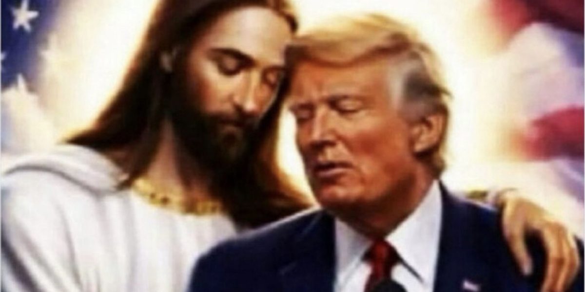 Iisus îl „îmbrățișează” pe Trump: Fotografie AI, distribuită de președintele SUA