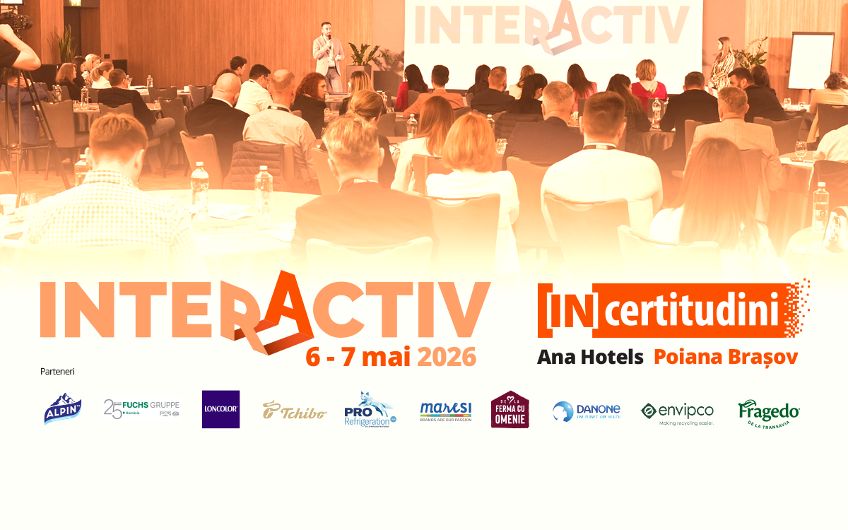 INTERACTIV, evenimentul dedicat comunităților locale de retaileri și producători, revine în acest an pentru cea de-a 21-a ediție, care va avea loc în perioada 6-7 mai la complexul Ana Hotels din Poiana Brașov
