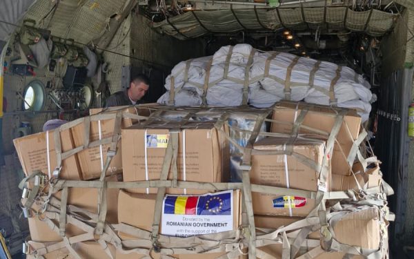 România trimite 15 tone de ajutoare în Liban: Avion MApN cu alimente și corturi