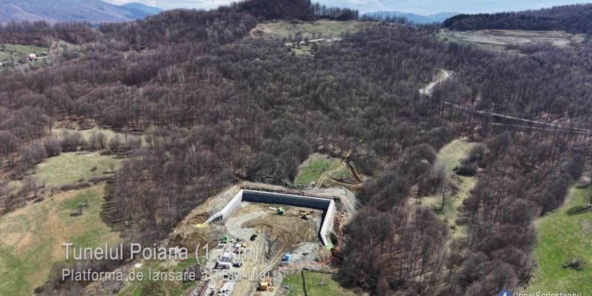 Cârtița uriașă sparge muntele: Se dă startul forajului la tunelul de pe A1!