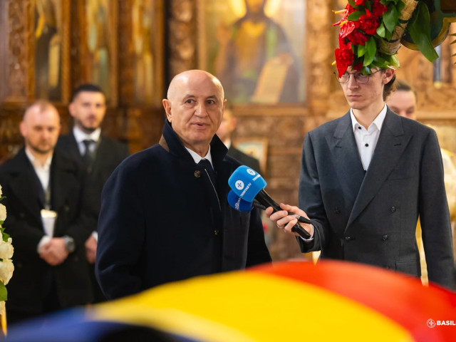 Copos, la înmormântarea lui Lucescu: „Nu a fost doar cel mai mare dintre noi”