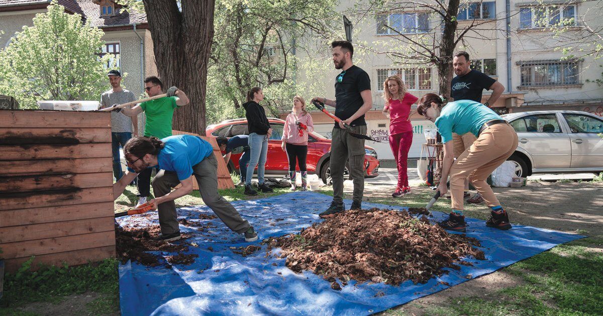 Din rumeguș și legume, îngrășământ pentru 850 de bucureșteni