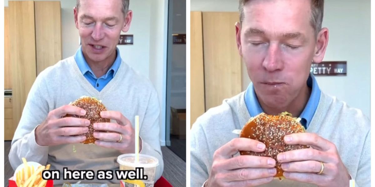 ȘEFUL McDonald’s, criticat: N-a mâncat din burger. Glume pe Internet
