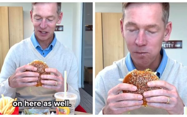 ȘEFUL McDonald’s, criticat: N-a mâncat din burger. Glume pe Internet