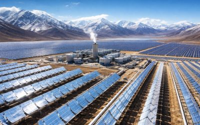 China ridică o mega-centrală solară la altitudine record în Tibet