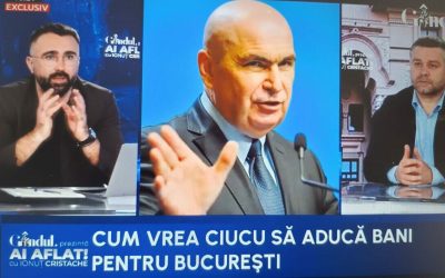Ciucu recloptează reforma în Primăria București și vizează peste 400 de posturi surplus