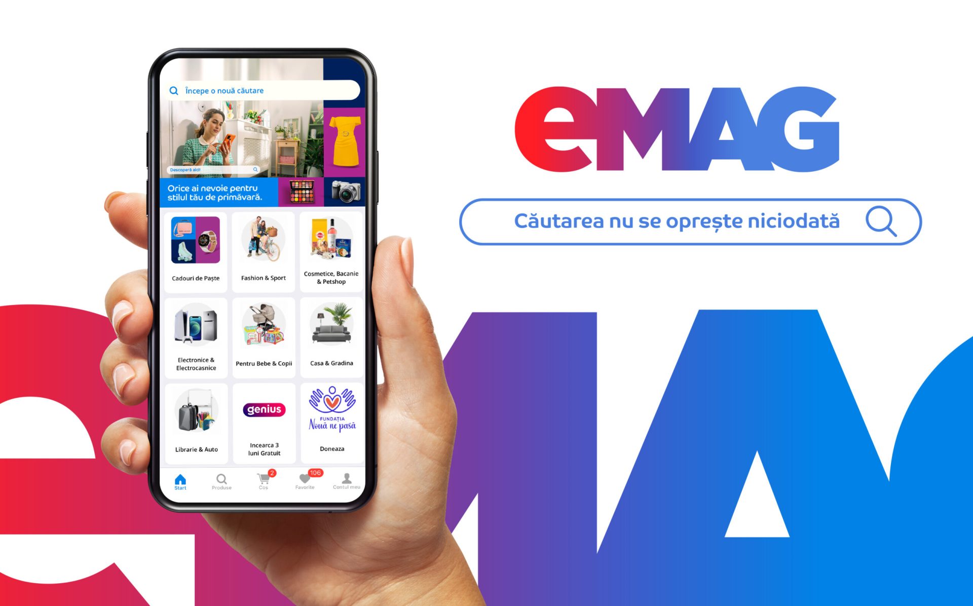 eMAG lansează oficial un serviciu gratuit pentru clienți, prin care notificările sunt transmise direct pe WhatsApp eMAG a anunțat oficial, în acest final de săptămână, lansarea unui nou serviciu gratuit destinat clienților săi