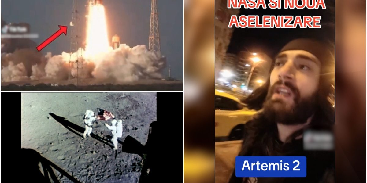 Pământul plat, AI și Artemis 2: Conspirațiile online au pus ochii pe NASA