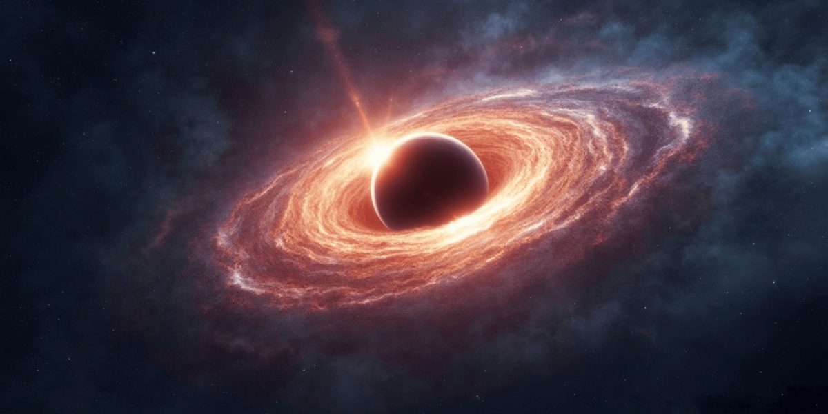 Gaura neagră cosmică a erupt după 100 de milioane de ani de somn adânc