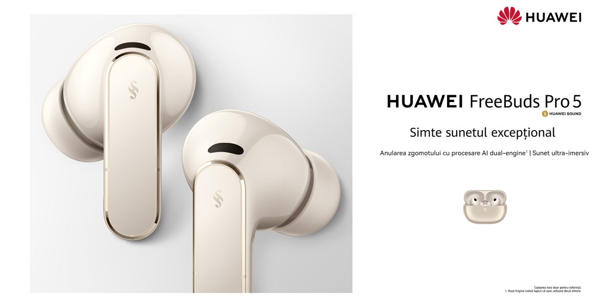 HUAWEI FreeBuds Pro 5: Muzică perfectă, chiar și-n haosul urban (P)