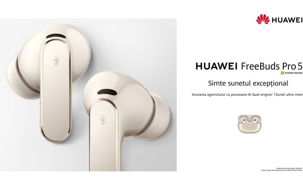 HUAWEI FreeBuds Pro 5: Muzică perfectă, chiar și-n haosul urban (P)