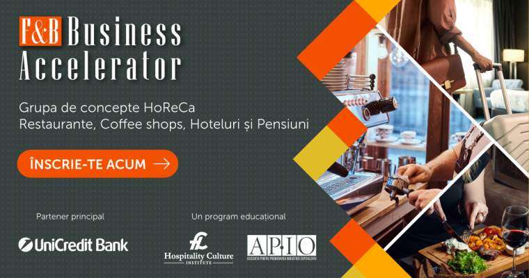 F&B Business Accelerator: Programul care crește profiturile HoReCa din România