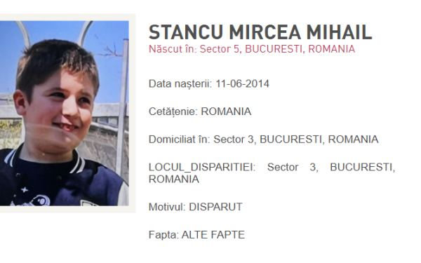 București: Copilul de 11 ani dispărut în Sectorul 3, GĂSIT