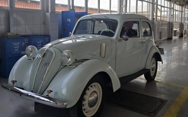 Un Fiat 508C din 1937, „a pus Italia pe roți”, la RAR Vaslui