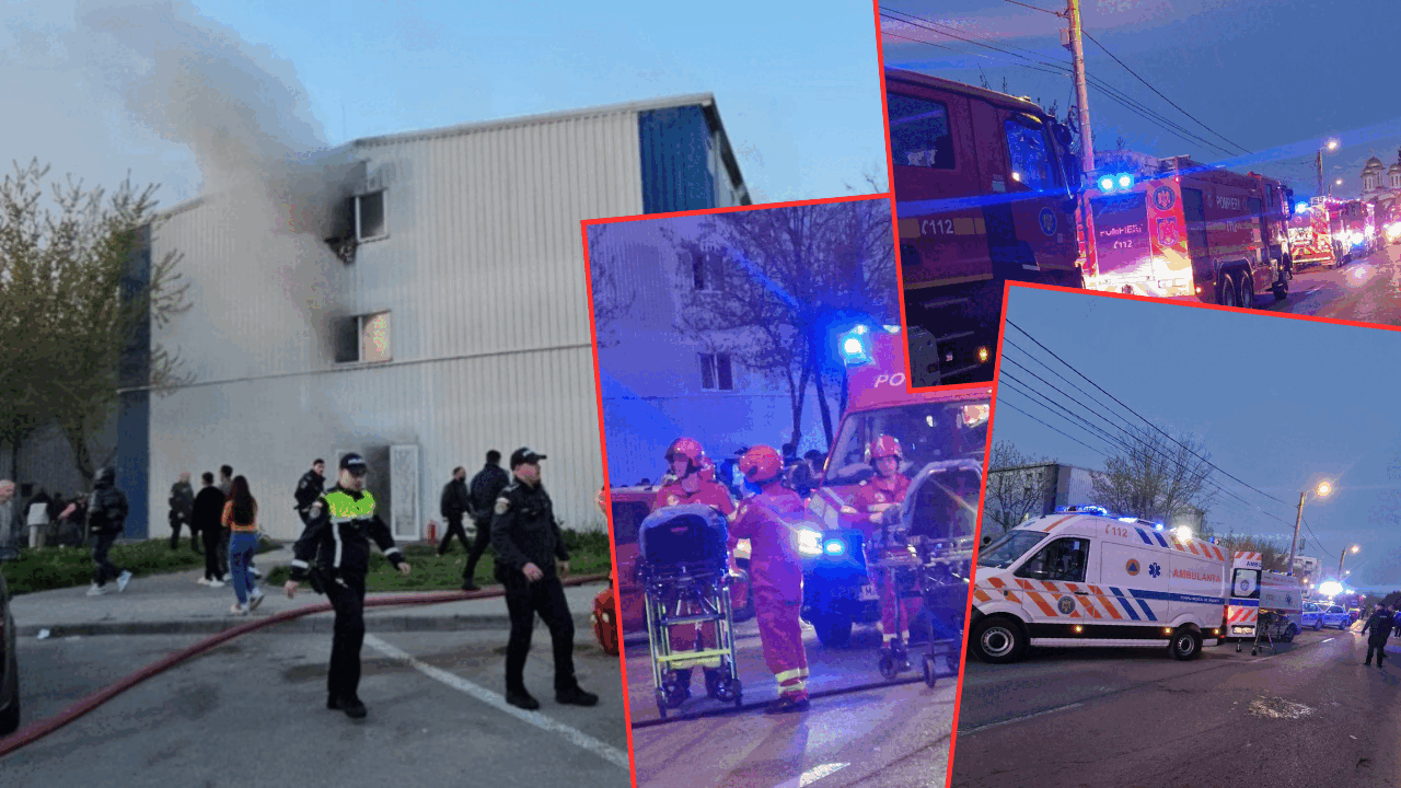 Incendiu devastator în Constanța: Plan Roșu activat, fetiță de 9 ani, la spital