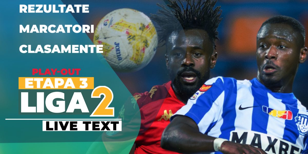 Meciuri nebune în Liga 2: Vezi rezultatele etapei a 3-a din play-out-ul sezonului 2025-2026