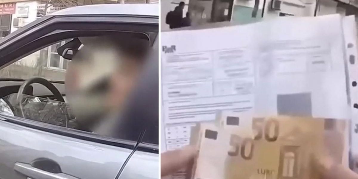 Șoferița prinsă în flagrant la București: Tentativă de mită, filmată de poliție