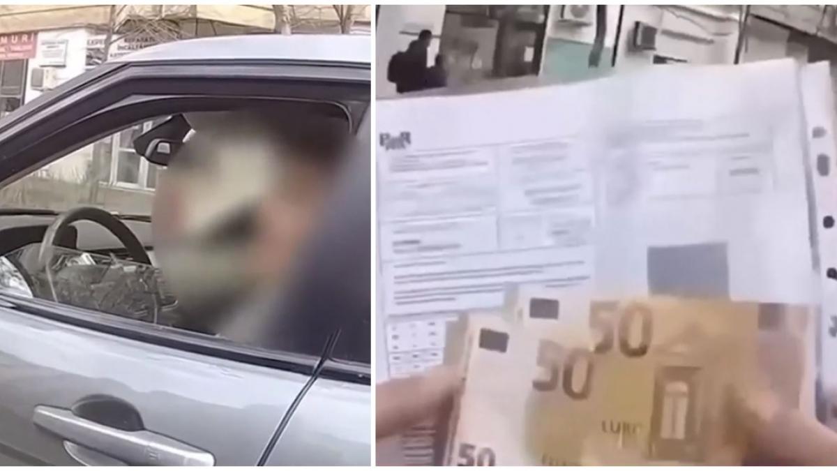 Șoferița prinsă în flagrant la București: Tentativă de mită, filmată de poliție