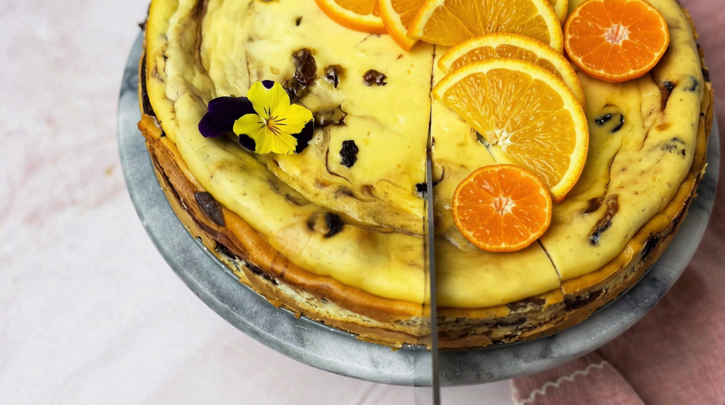 Brânză dulce și portocale: Desertul rapid, fără aluat, de weekend