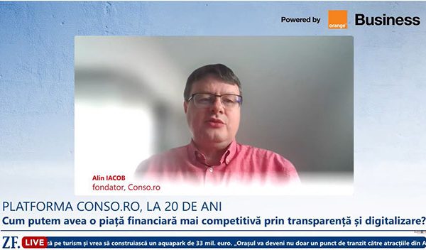 Atenție la investiții! Alin Iacob (Conso.ro): Viziune pe termen lung, asumare, scăderi