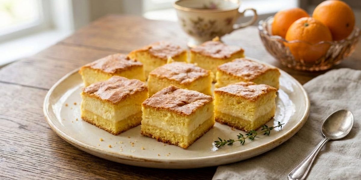 Prăjitura-minune cu cremă delicioasă și parfum de portocale te cucerește