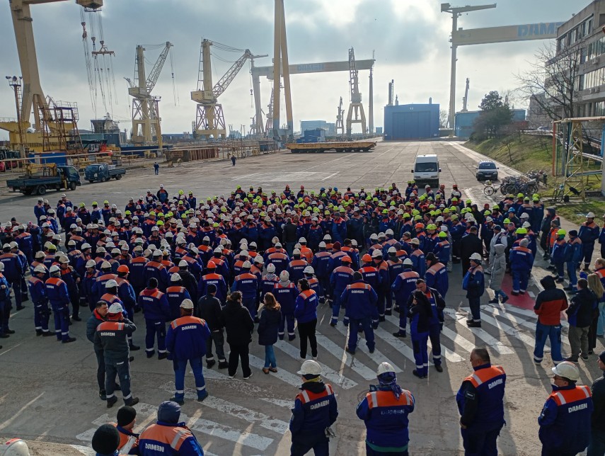 Peste o mie de angajați de la Damen Mangalia vor fi afectați direct de intrarea în faliment a șantierului naval