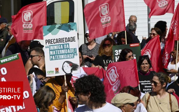 Zeci de mii de oameni, la Lisabona, contra reformelor muncii