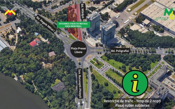 Restricții temporare în Pasajul Piața Presei Libere: Evită zona!