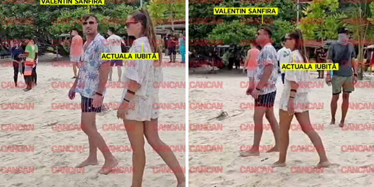 Valentin Sanfira, uitare rapidă? Artistul, cu o sosie a Codruței Filip