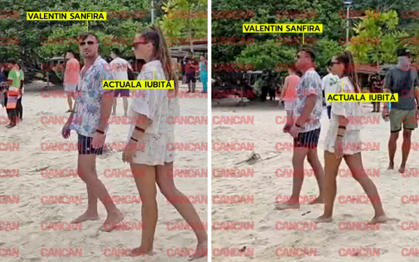 Valentin Sanfira, uitare rapidă? Artistul, cu o sosie a Codruței Filip