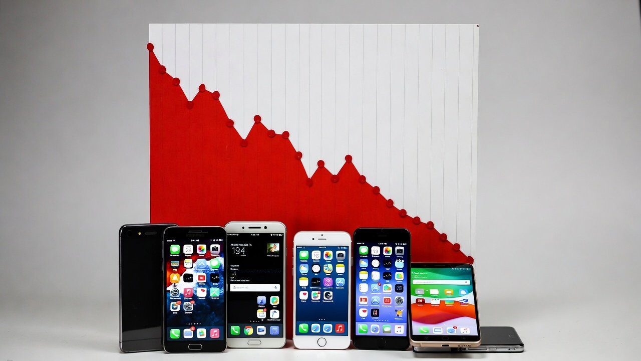 Livrarile de smartphone-uri, în cădere liberă: Apple urcă pe primul loc