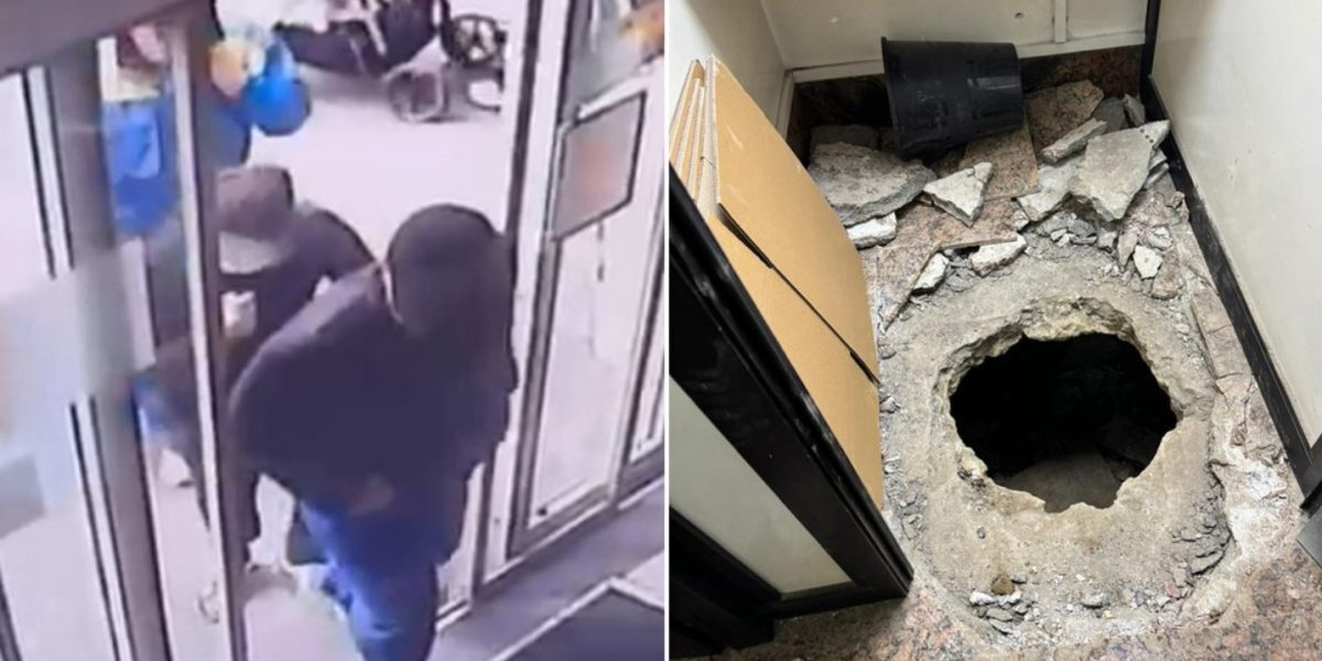 Hoți de geniu la Napoli: Jaf spectaculos de bancă prin canalizare, fără urmă