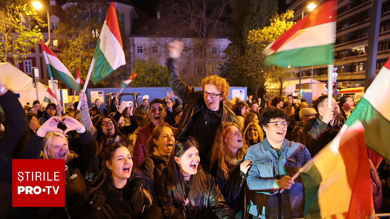 Magyar, aclamat de mii de unguri în stradă, după victoria din Budapesta