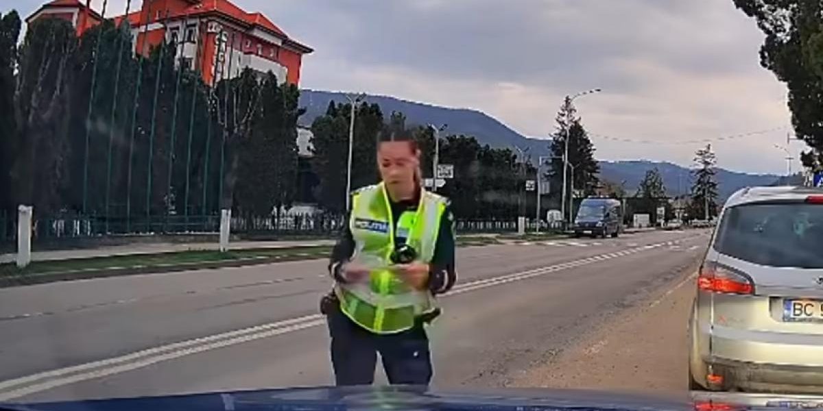 Șofer amendat de poliție: Verde sau galben? Scandal pe șosele în România