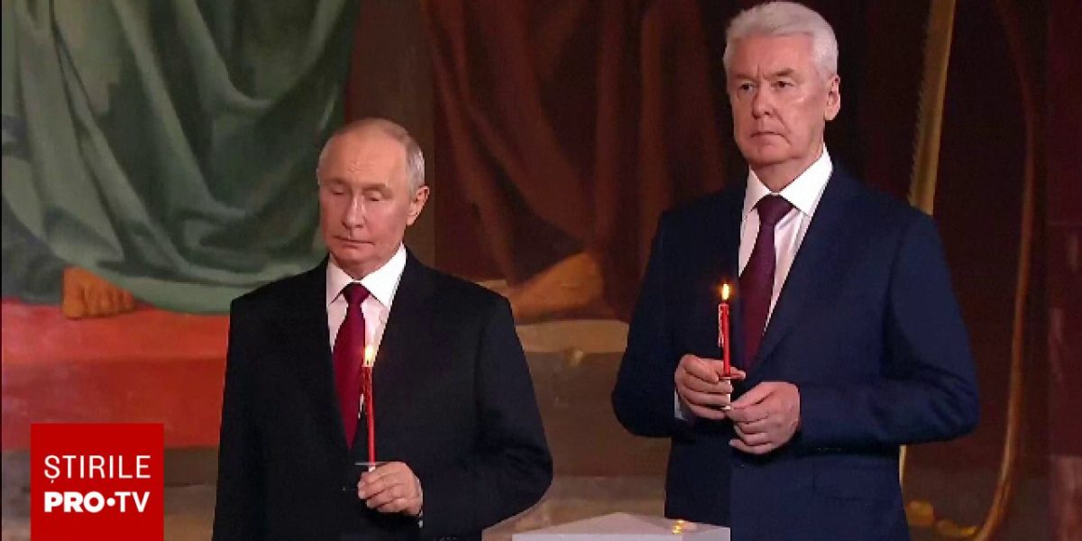 Putin, la slujba de Paște, pe fondul armistițiului cu Ucraina: Ce urmează?