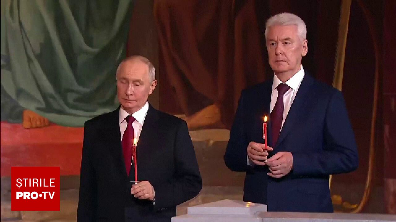 Putin, la slujba de Paște, pe fondul armistițiului cu Ucraina: Ce urmează?