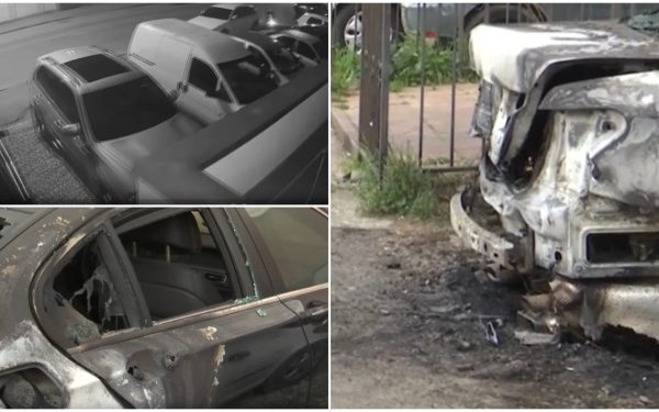 Incendiere lângă o instalație de gaz la Făgăraș: Un bărbat a dat foc unei mașini
