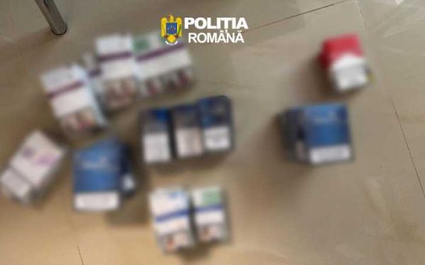 Timiș: 260.000 de țigări de contrabandă, doi bărbați reținuți în anchetă