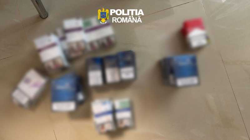 Timiș: 260.000 de țigări de contrabandă, doi bărbați reținuți în anchetă