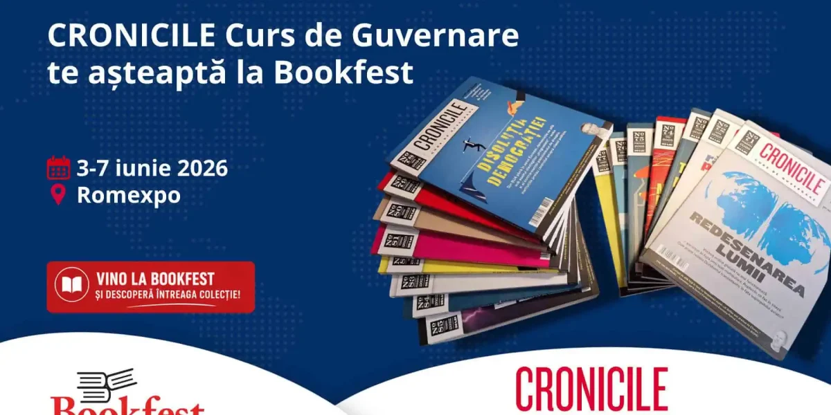 Cronici Curs De Guvernare la Bookfest 2026: Întâlnire cu cititorii din 3 iunie