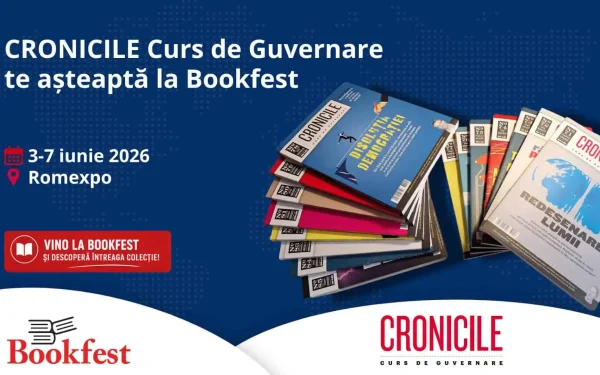 Cronici Curs De Guvernare la Bookfest 2026: Întâlnire cu cititorii din 3 iunie