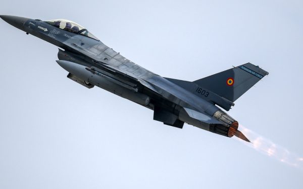 Reacție DURĂ NATO: Avion F-16 ROMÂNESC doboară dronă în spațiul aerian ESTONIAN