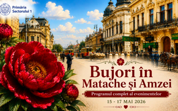 București: Festivalul Bujorului, trei zile de distracție în piețele Matache și Amzei