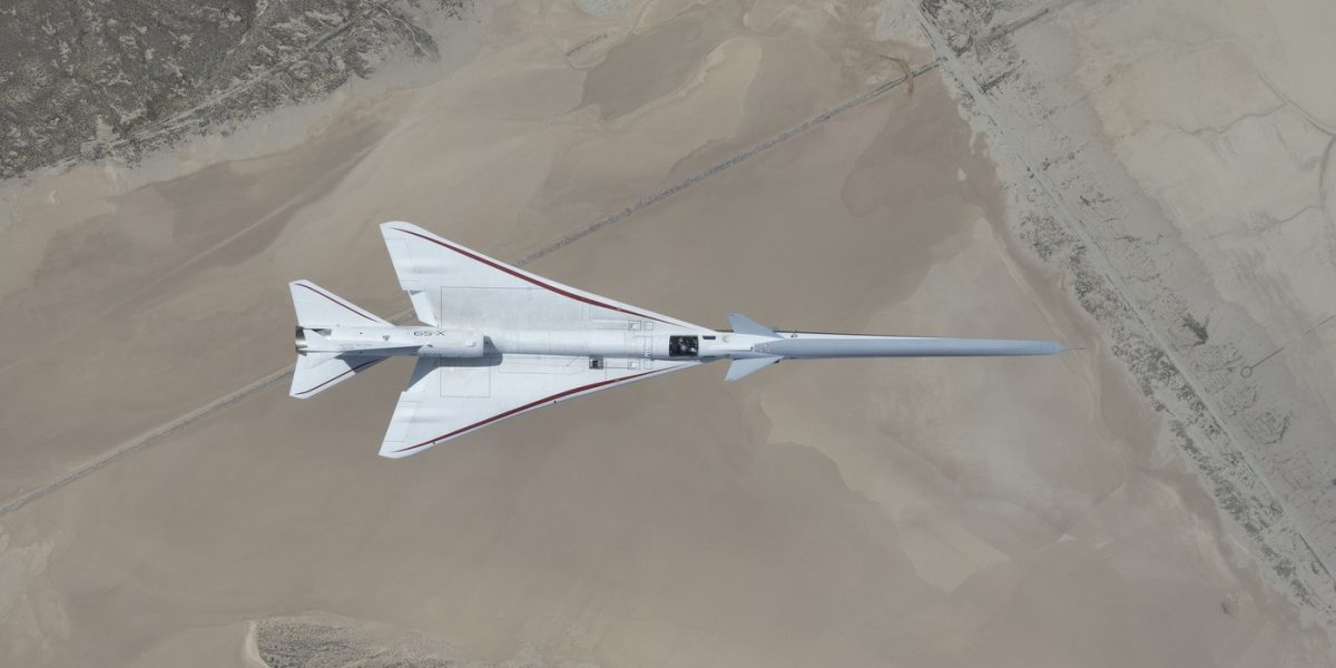 NASA uimește: Imagini spectaculoase cu avionul supersonic X-59 „Quesst” în zbor