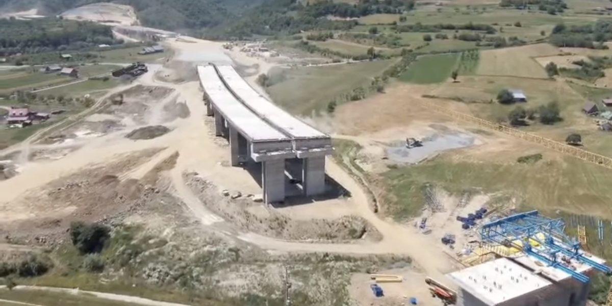 A1 spre Sibiu, secțiunea 2 prinde contur: 9 viaducte și 3 tuneluri în lucru