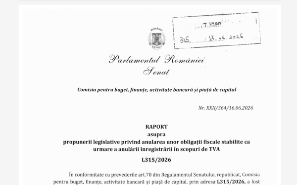 Amnitie fiscală: Patroni scutiți de TVA din urmă, proiect modificat în Parlament